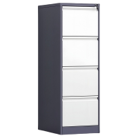 晨磊 抽屉柜 四斗灰蓝色 台