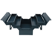 铁皮手提工具箱 三层双柄标准款