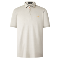 鳄鱼恤CROCODILE 中青年条纹商务格子POLO衫男短袖T恤