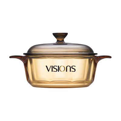 康宁透明锅VISIONS透明锅晶彩0.8L黄盒