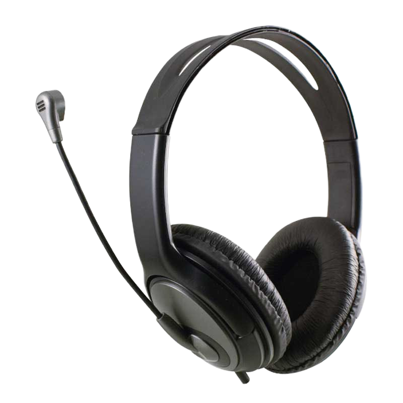 惠普(hp) PC100 Plus 头戴式耳麦(黑色)单个装