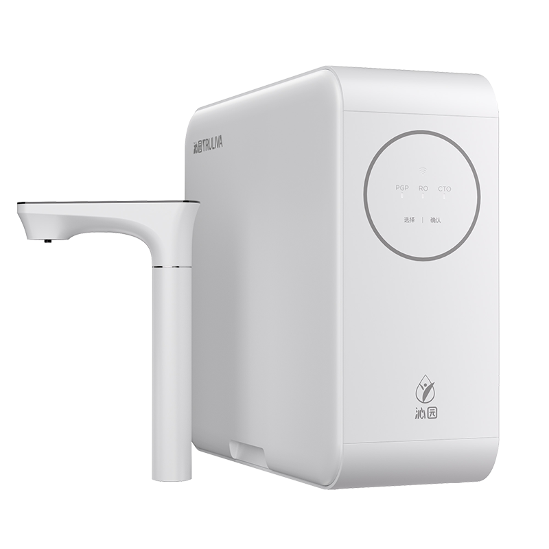 沁园净水器双子芯UR-A61290厨下式净水1200G大通量8年RO膜新品