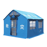 YJHOME JTFXZP-01 防雨防晒帆布救灾帐篷
