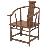 晋舰 靠背椅配套桌椅单人坐椅家用木凳商用办公椅功夫泡茶椅扶手卷书椅