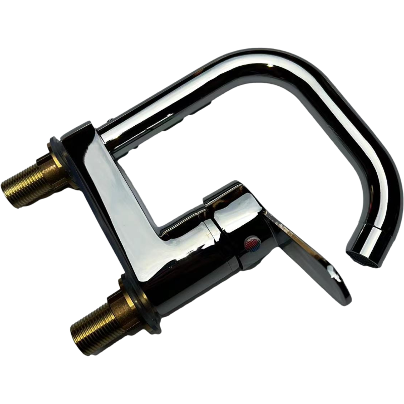 蔚珺牌双孔旋转面盆小七冷热龙头通用型个