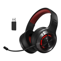 EDIFIER/漫步者G30S雷霆版头戴式耳机电竞游戏耳麦吃鸡听声辩位蓝牙电脑带麦无线 黑红色