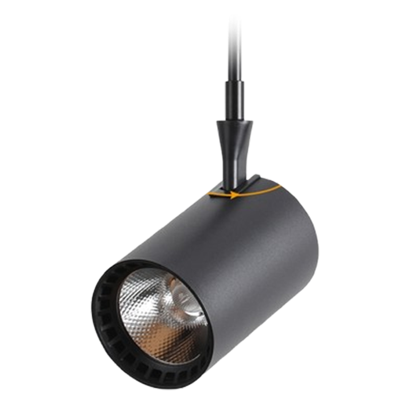 如华福禄长臂长杆明装射灯led轨道灯服装店水果店铺商用吸顶伸缩加长吊杆