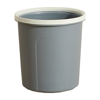 圣承启 塑料垃圾桶 灰色个