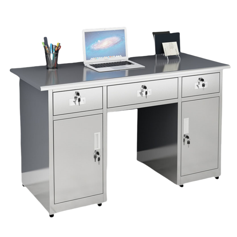 景福达不锈钢电脑桌120*60*75cm张