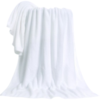 昕蓝楚 白色平缎耐洗加厚浴巾70*140cm 条