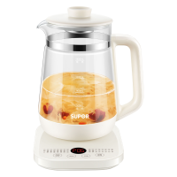 苏泊尔(SUPOR)1.8L大容量养生壶煮茶器煮茶壶316L不锈钢电水壶保温花茶壶烧水壶玻璃面板带滤网SW-18YJ38