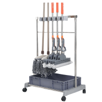 乐琪艺落地拖把架5挂11钩个