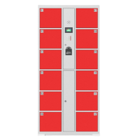 伟樽智能储物柜指纹识别12门850*460*1800mm台