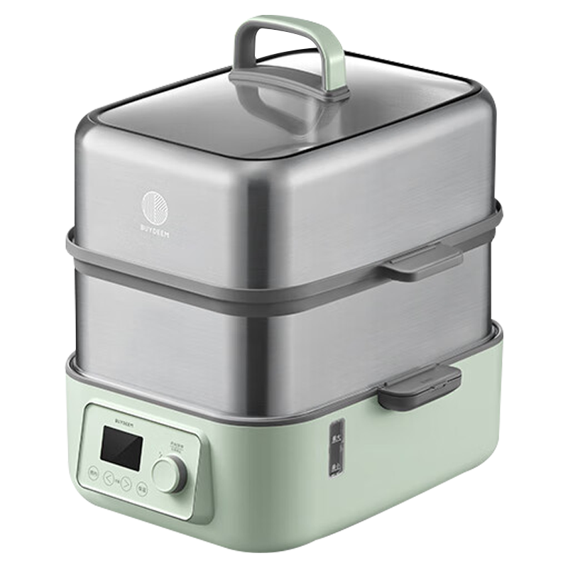北鼎电蒸锅14L不锈钢大容量全自动预约蒸炖锅G68(颜色随机)