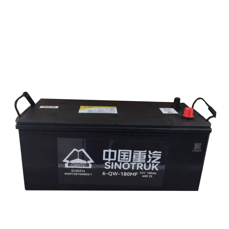 中国重汽启动电池电瓶 6-QW-180MF 12V180AH