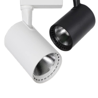 古达射灯led免接线免打孔墙壁灯直播免钉自粘插头插电式免布线轨道灯