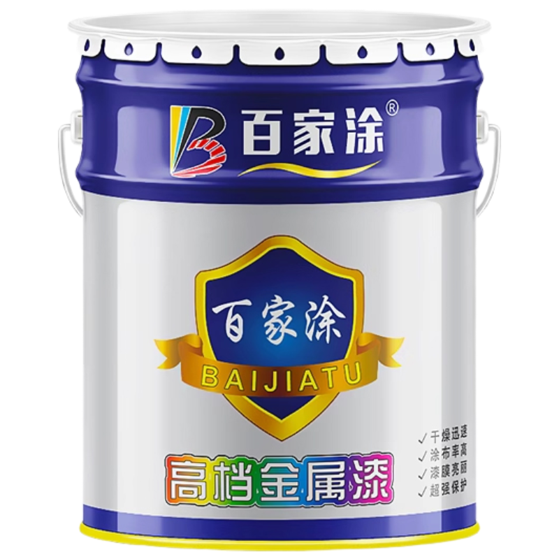 百家涂 油漆 环氧防腐面漆 1kg/桶 白色 漆铁 小桶装(单位:桶)