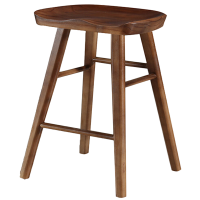 班龙实木凳40*40*55cm胡桃色张