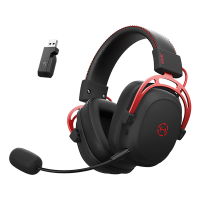 EDIFIER/漫步者G5无线版游戏耳机头戴式电竞吃鸡专用2.4G蓝牙台式电脑耳麦 银白色