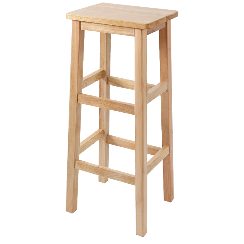班龙高脚凳33*80cm原木色张