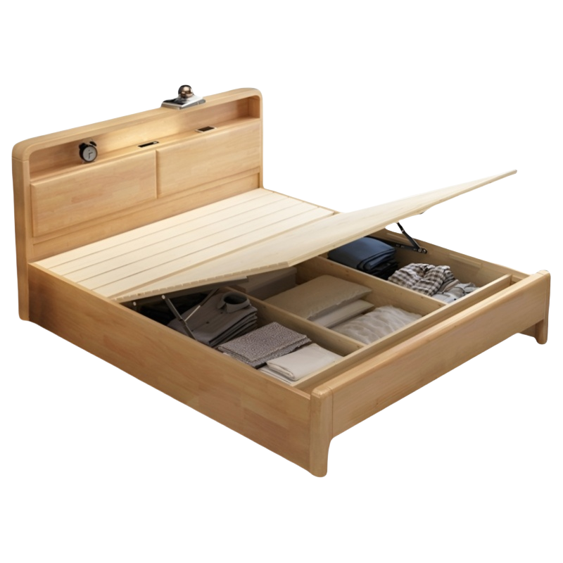 乐琪艺 实木床 1.8m(气压款)张