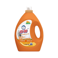 白猫阳光除菌洗衣液(甜橙)3kg*1瓶天然酵素去渍除菌99%