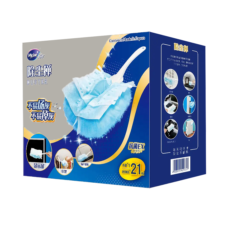 妙洁除尘掸+妙洁除尘掸替换装21片装组合家务的好助手
