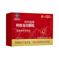 [3盒]北京同仁堂阿胶当归颗粒改善贫血女人补气养血气血不足正品旗舰店蓝帽子保健官方旗舰店