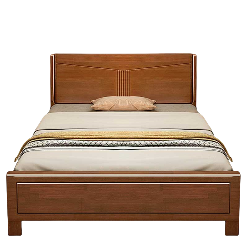 铭思达实木床1.5米张