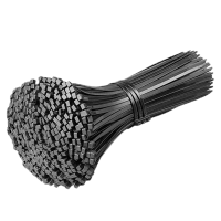 盛京联硕 尼龙扎带 国标黑色耐寒抗冻自锁扎带5×150mm根