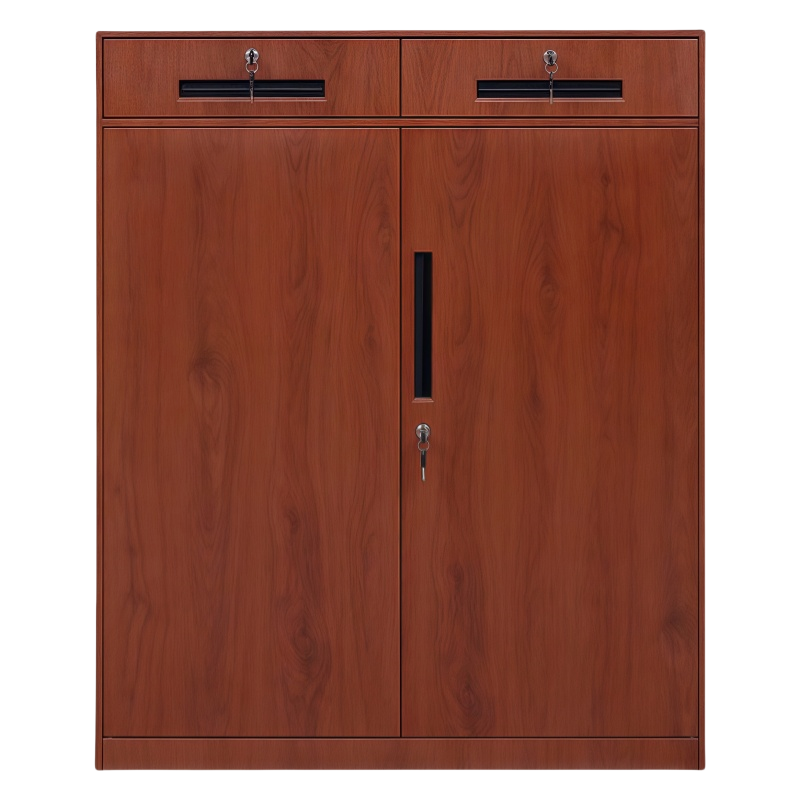 珂洋 文件柜矮柜 二斗下节(红木纹) 台