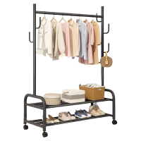 悦兴诚衣帽架 双层100*37*165cm个