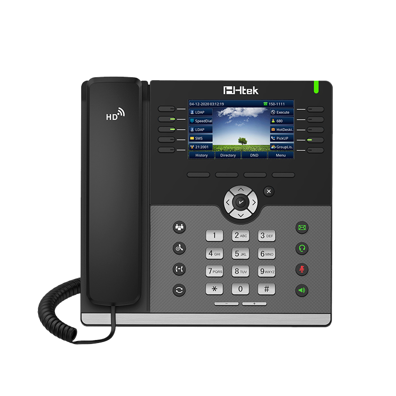 HHtek千兆彩屏录音SIP话机UC926S 含POE带电源