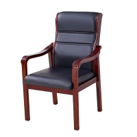 怡卓欧实木椅黑色把