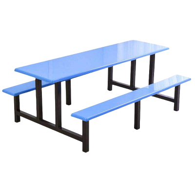 铭思达不锈钢连体餐桌八人位张