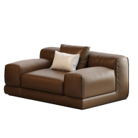 铭思达皮质沙发单人位张