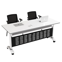 铭羽洋移动办公桌带椅套