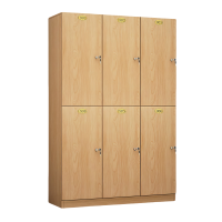 义尊 木质衣柜 2层6门 台