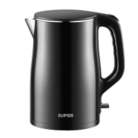 苏泊尔(SUPOR)电水壶烧水壶 304不锈钢热水壶电热水壶 双层防烫全钢无缝开水壶 SW-15T83A 1.5L