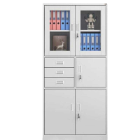 河洛伟业铁皮柜 偏三斗台