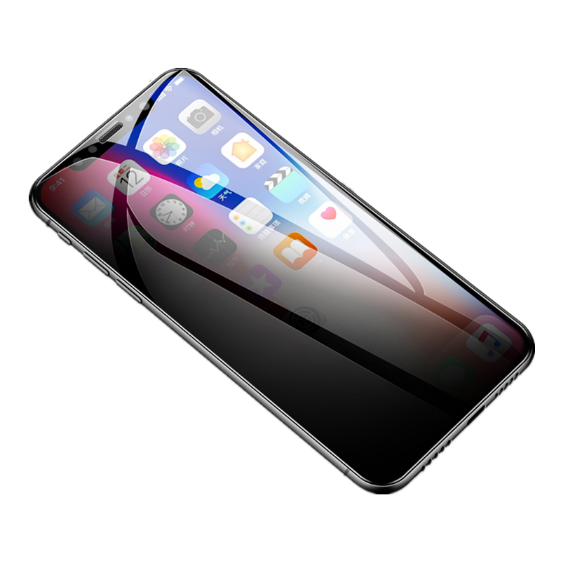 适用苹果16/15/14/13/12 mini/11/11pro max/XR/XSMax/8p全屏防窥钢化膜