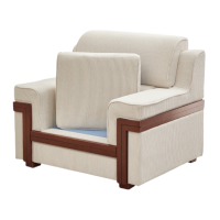 伟樽会议沙发布艺单人位可拆洗1080*880*900mm张