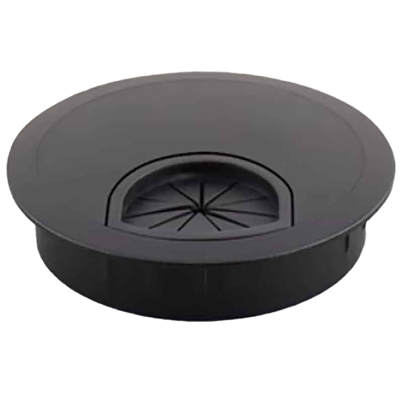 黑合金桌面台式电脑线孔盖50MM雅