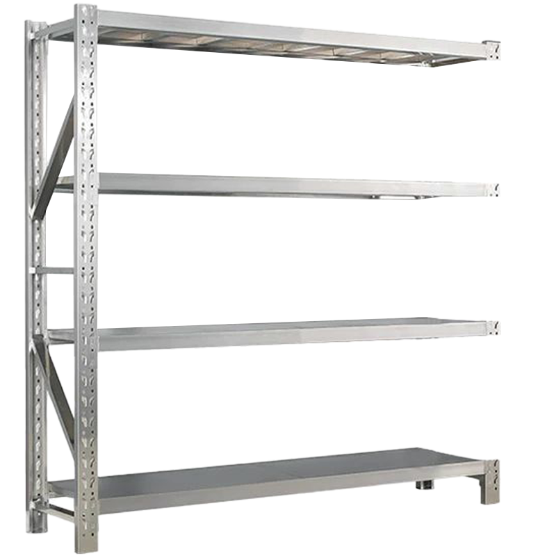 筑亮 不锈钢货架副架 120*40*200cm承重200kg 组