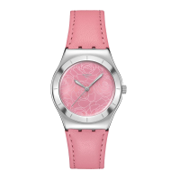 Swatch斯沃琪瑞士新款繁花盛放金属手表男女石英腕表生日礼物