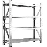 筑亮 不锈钢货架 150*50*200cm承重500kg 组