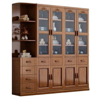 宜掌柜 书柜 四门+边柜 套