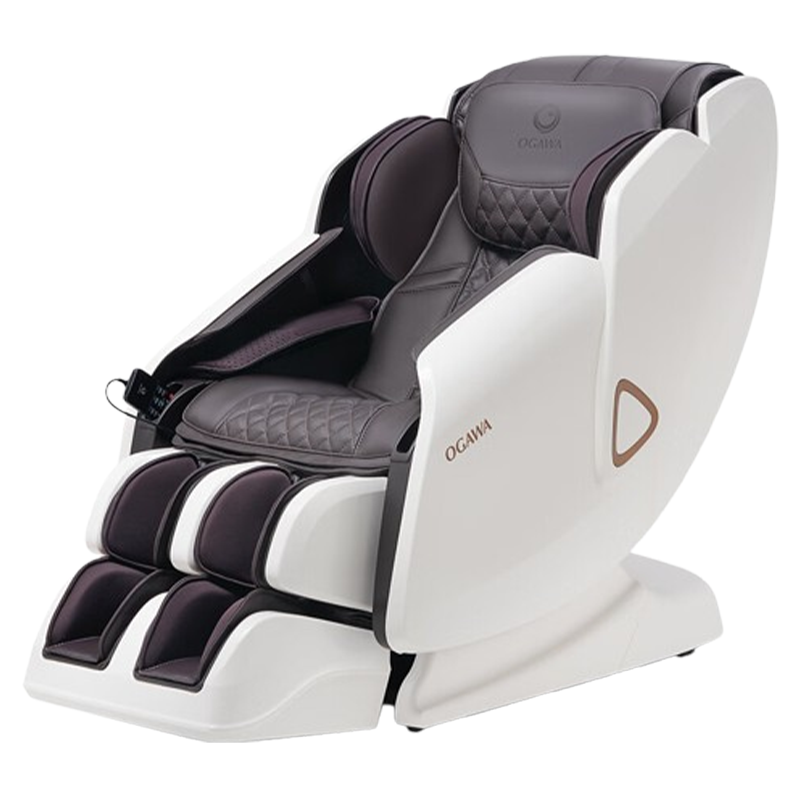 奥佳华按摩椅家用气囊包裹自动采点检测零重力按摩椅可可棕OG-7208