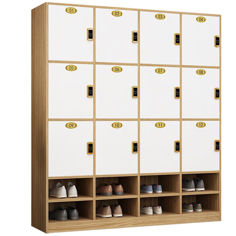 班龙更衣柜12门感应锁台