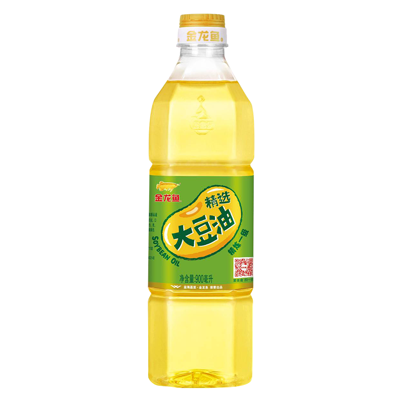 金龙鱼精选大豆油900ML御品珍珠米500G家用组合粮油礼袋装佳节礼品